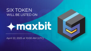 SIX Token will be listed on Maxbit, on 22 April 2025